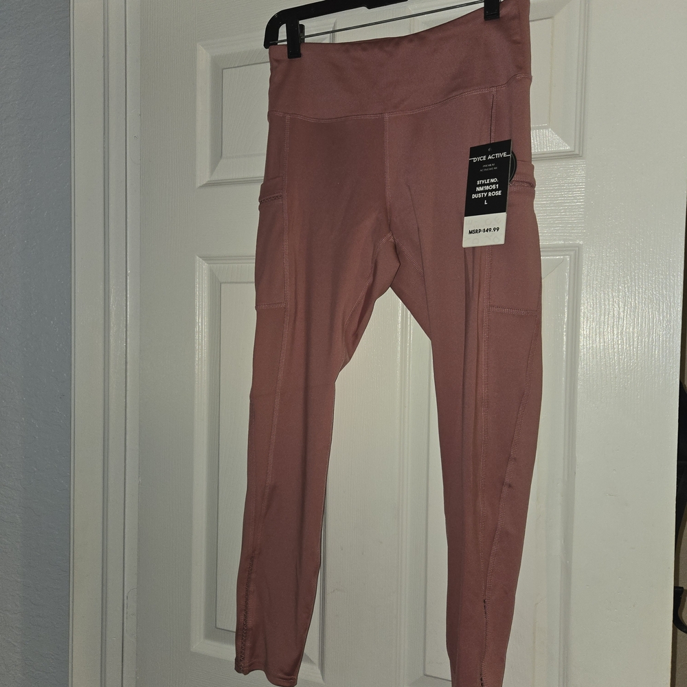 Women's Mauve High-Waisted Leggings